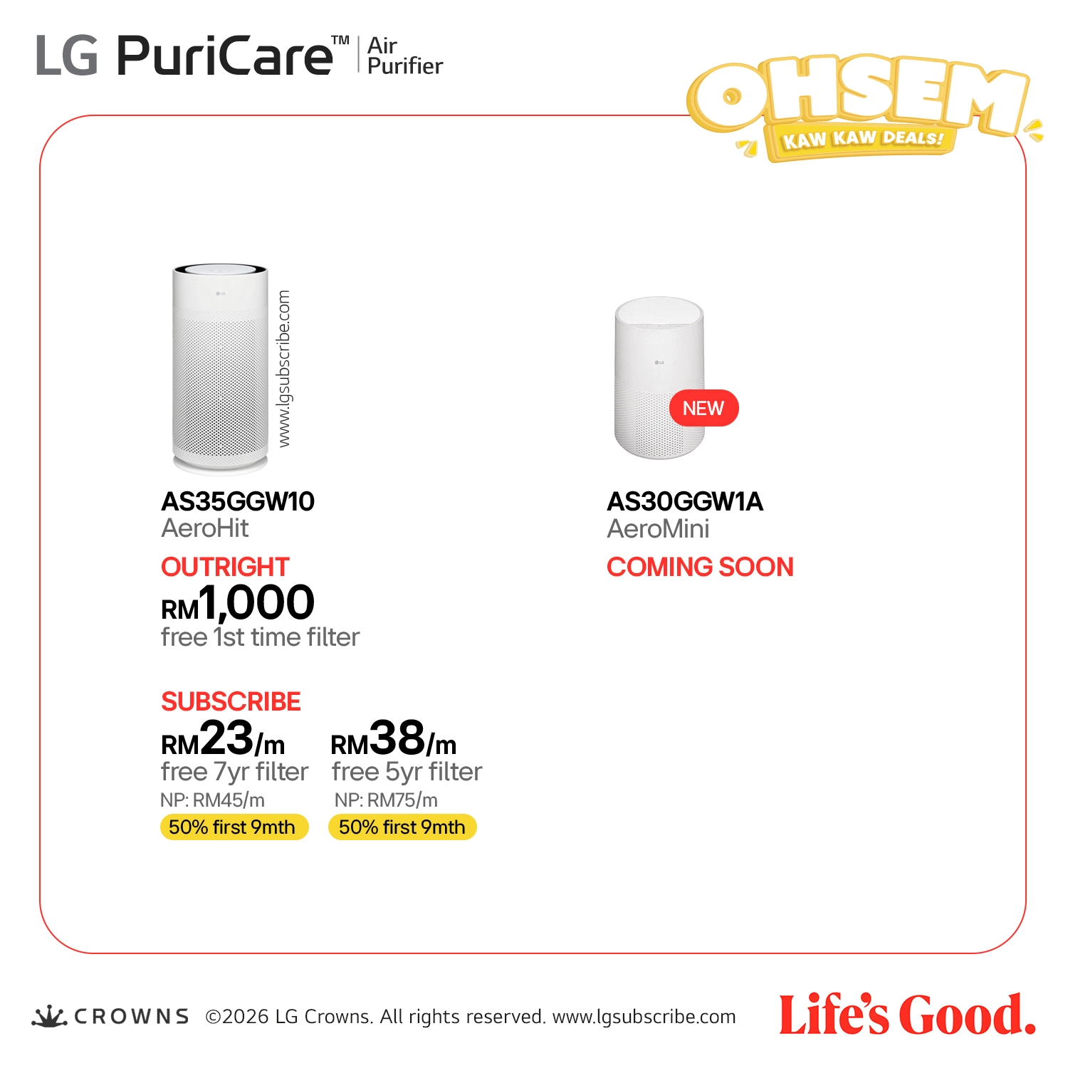 LG PuriCare Air Purifier