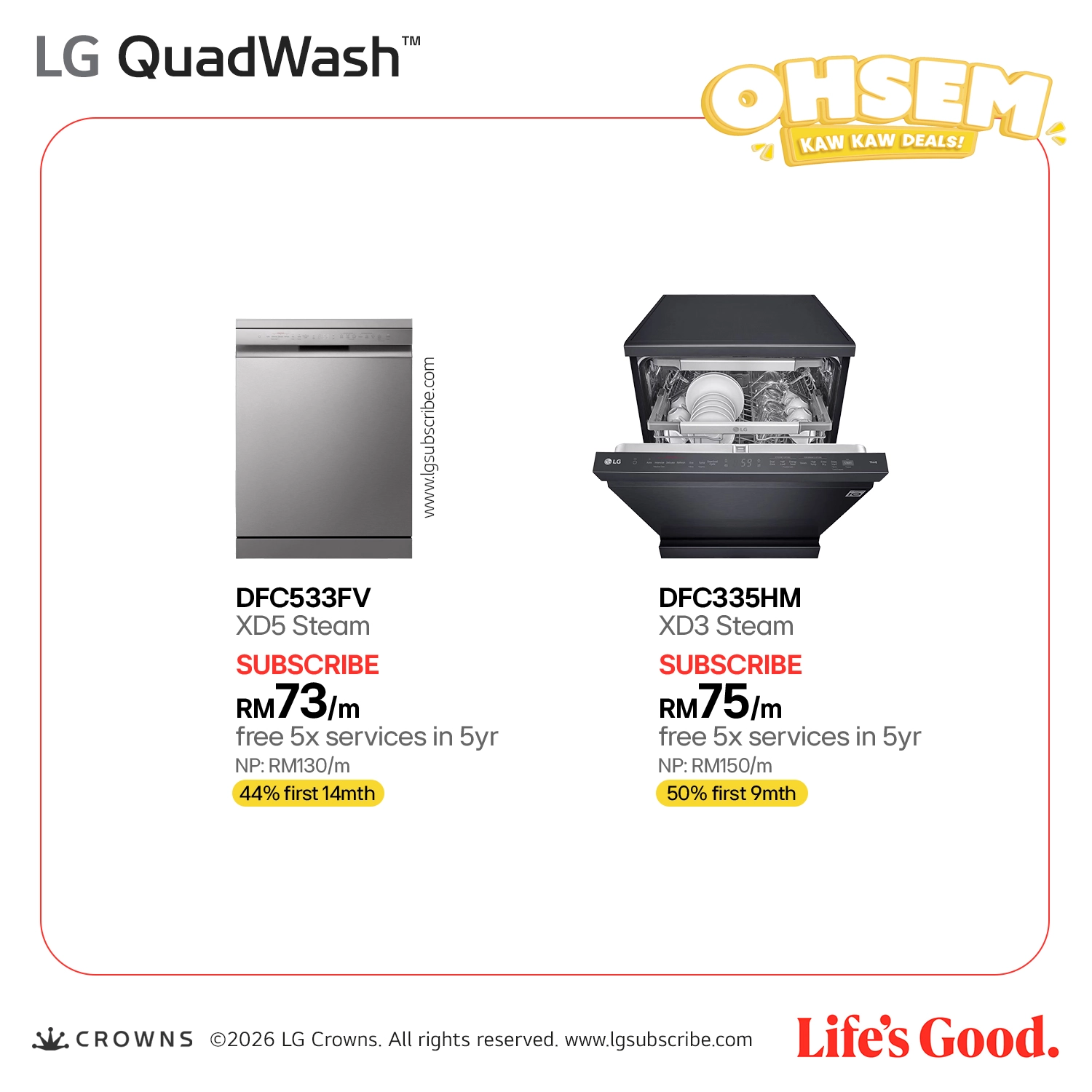 LG QuadWash - Dishwasher