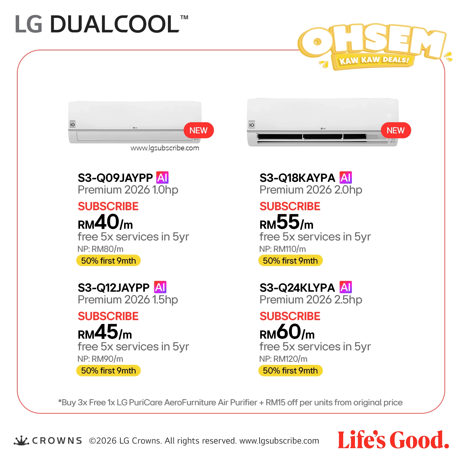 LG DUALCOOL - Air Conditioner