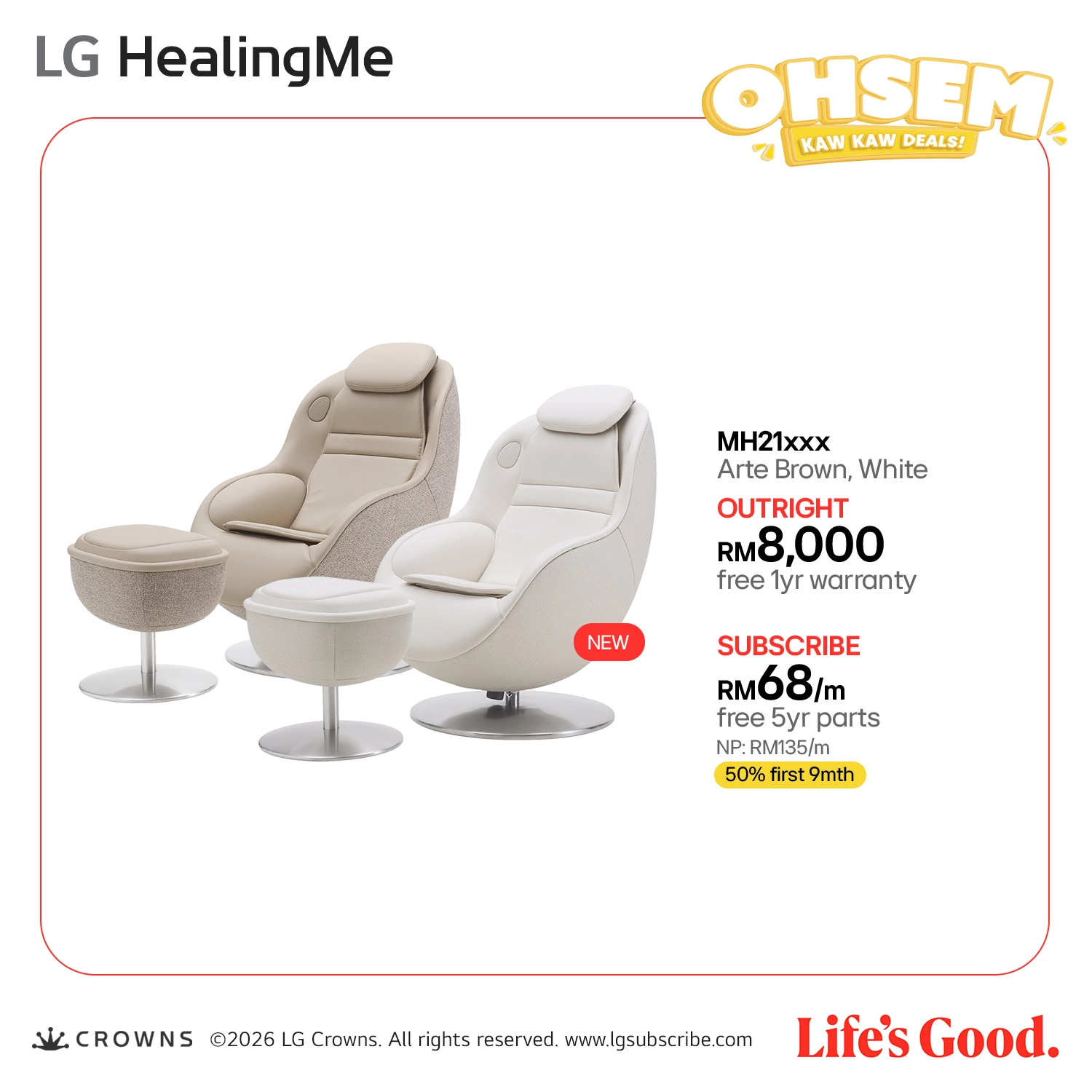 LG HealingMe Massage Chair